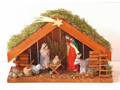 Bethlehem de Noël en bois